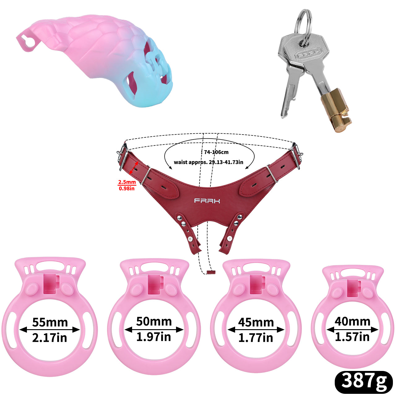 Serpent Queen Chastity Cage | F297