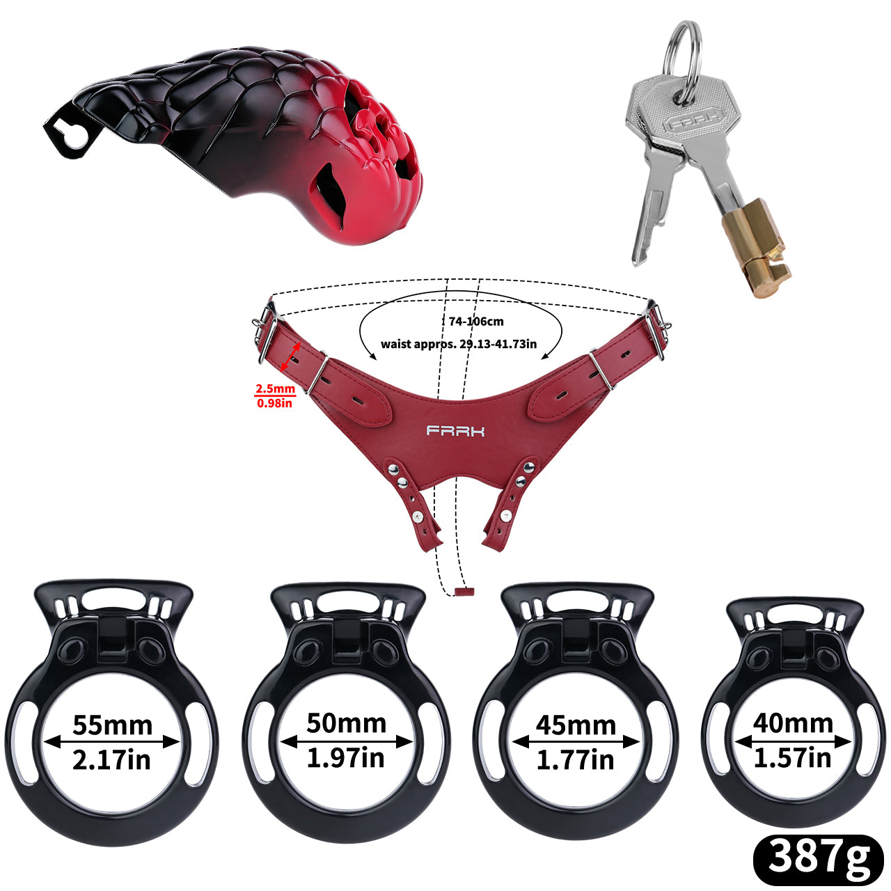 Serpent Queen Chastity Cage | F297