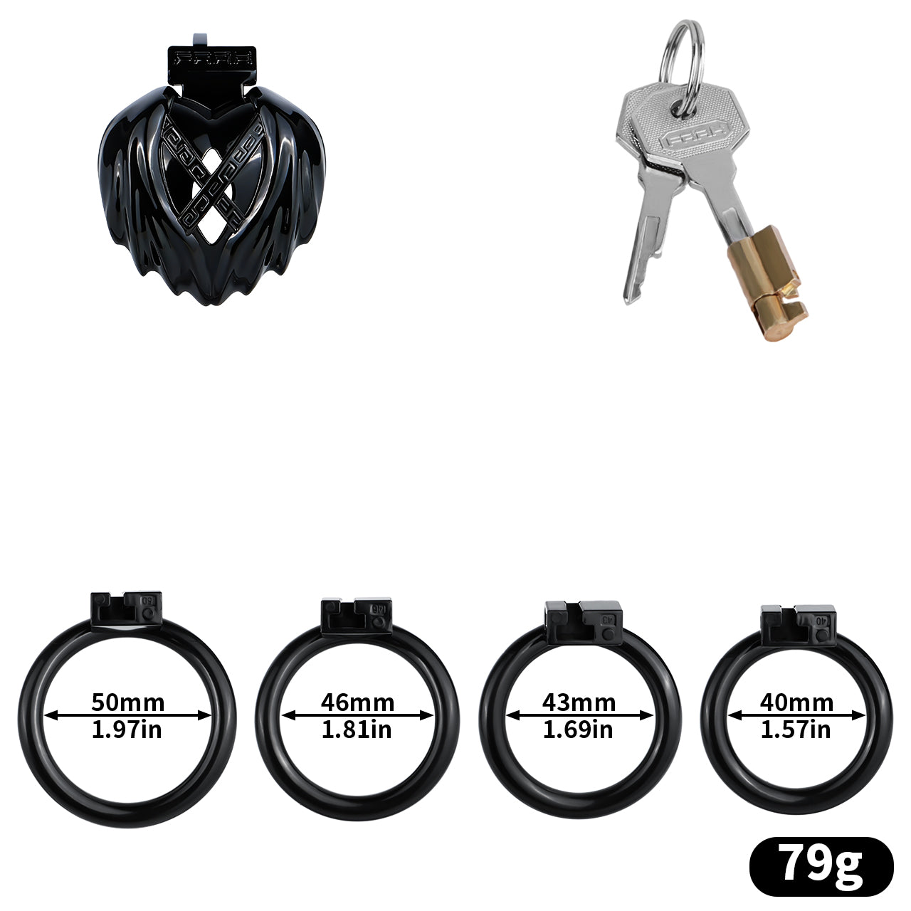 Dark Angel Chastity Cage | F305A