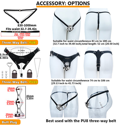 Metal Inverted Chastity Cage | F325A