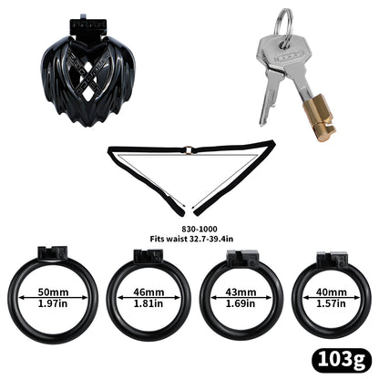 Dark Angel Chastity Cage | F305A