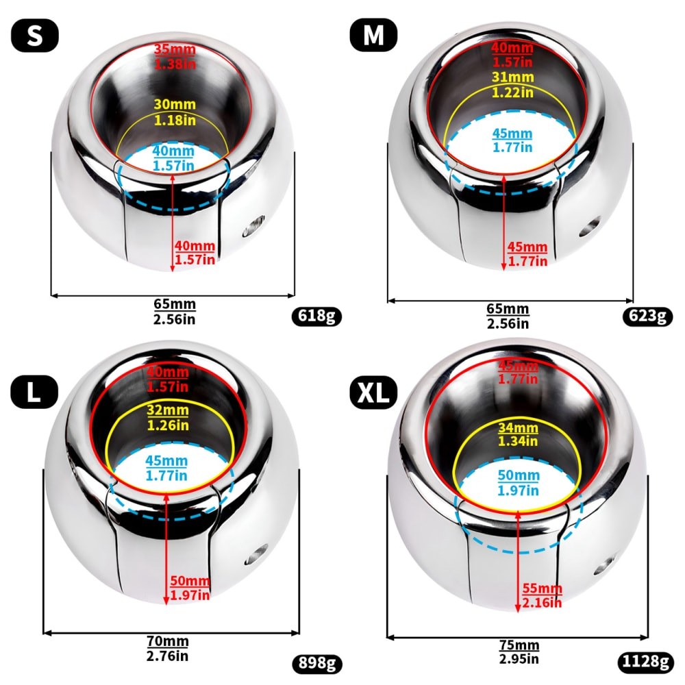 Stainless Steel Heavy-Duty Ball Stretcher Lock Ring | F3213 - FRRK