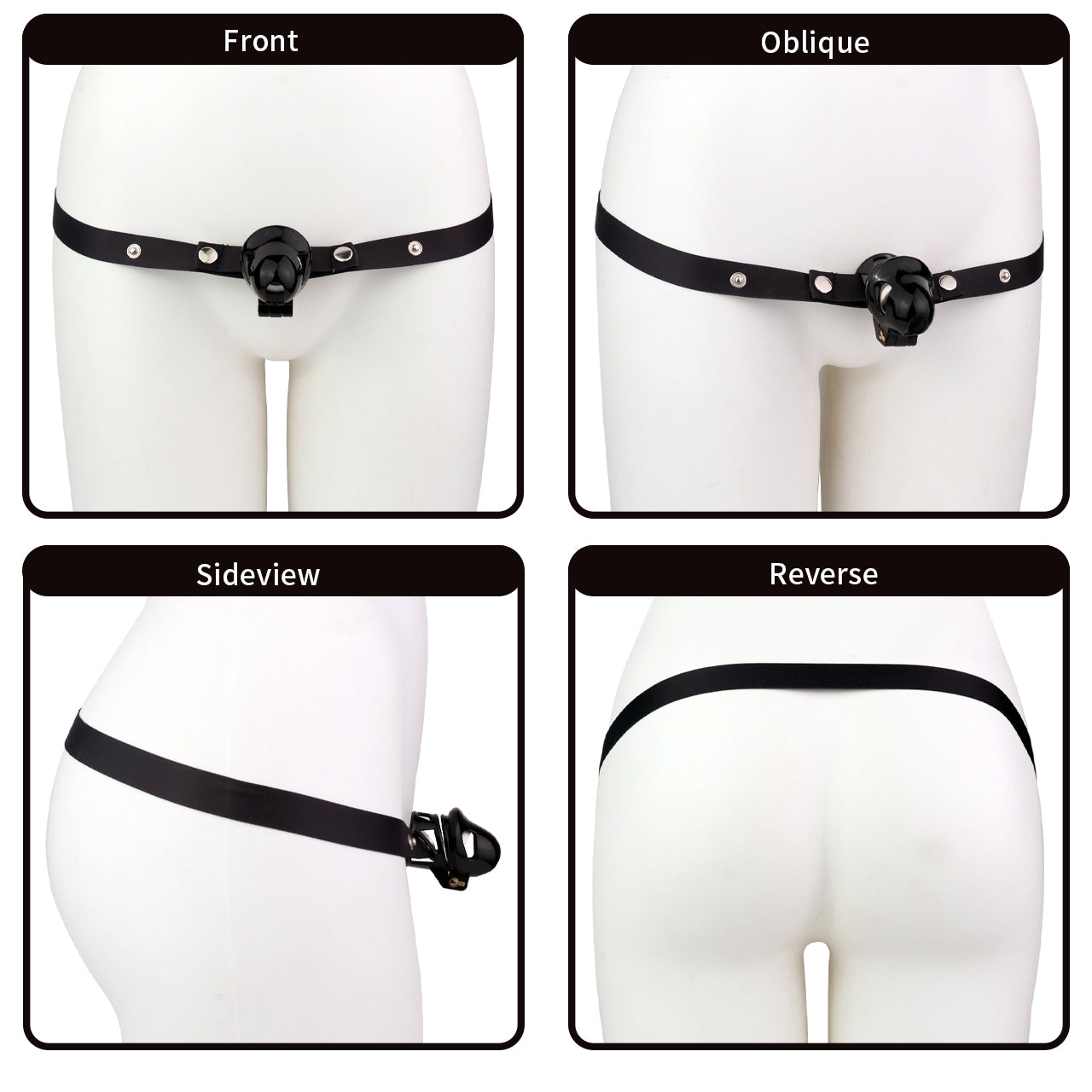 ABS Resin Shaft-Only Chastity Cage | F348A
