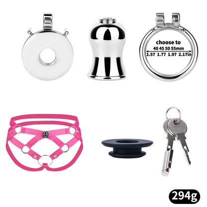 Convertible Flat & Inverted Chastity Cage | F365