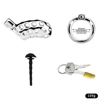Aluminum Alloy Chastity Cage