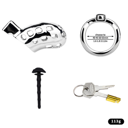 Aluminum Alloy Chastity Cage