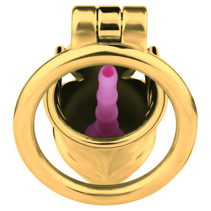 Metal Chastity Dick Locking Cage
