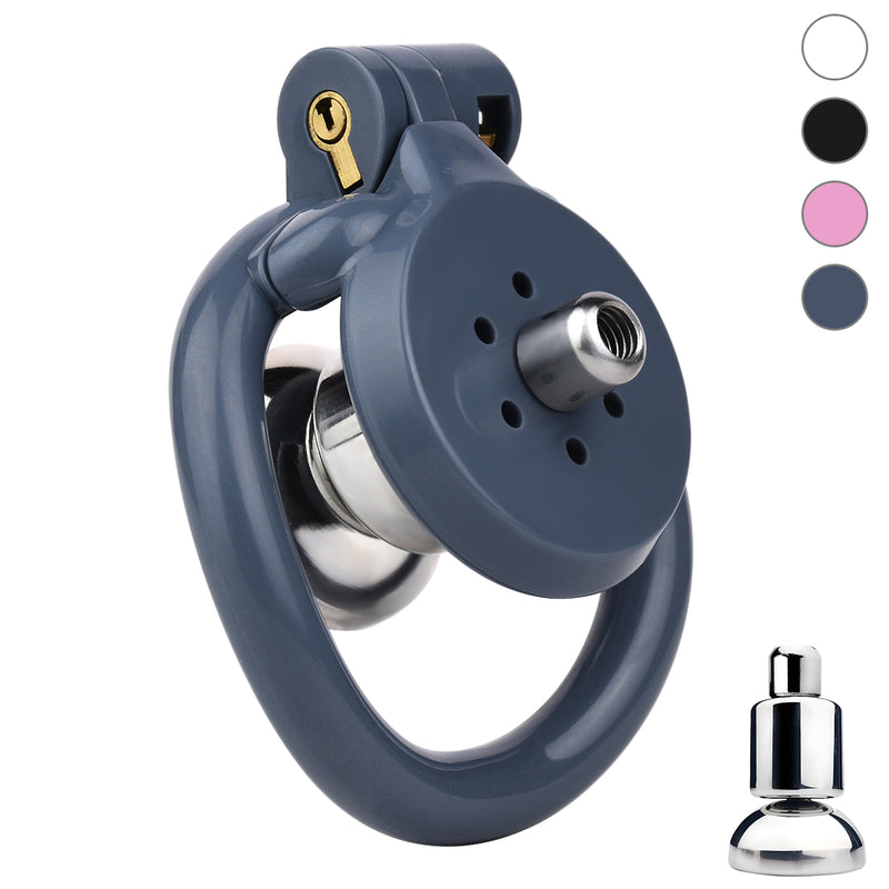 3D Printed Flat Chastity Cage with Inverted Penis Cup | F3216A
