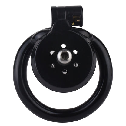 3D Printed Flat Chastity Cage with Inverted Steel Ball Catheter