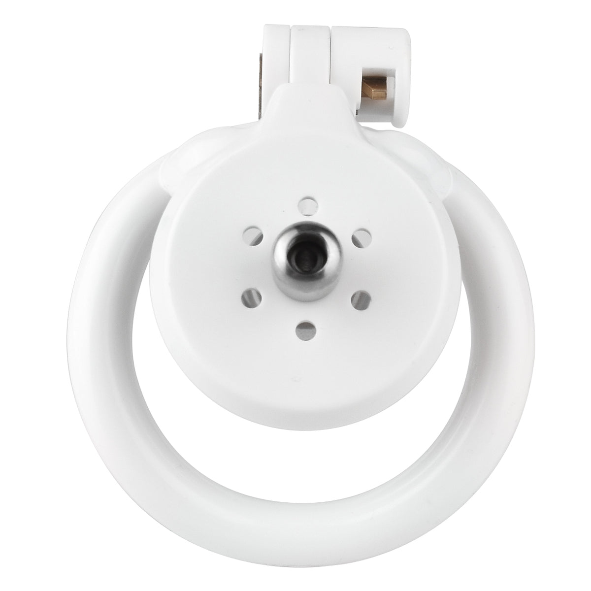 3D Printed Flat Chastity Cage with Inverted Steel Ball Catheter | F321 ...