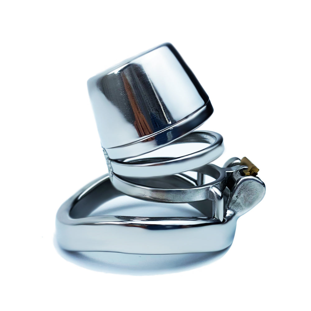 Male Lid Shower Belt Full Close Chastity Cage, F3082 - FRRK