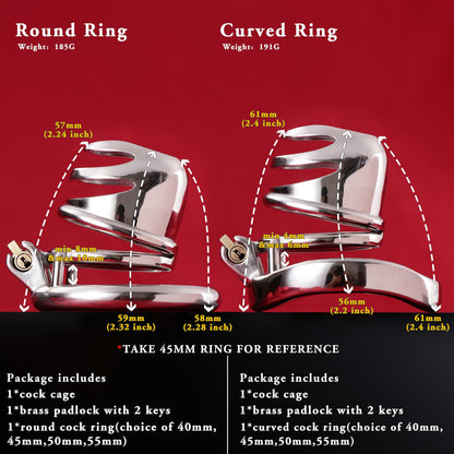 Male Chastity Cage, F3013 - FRRK