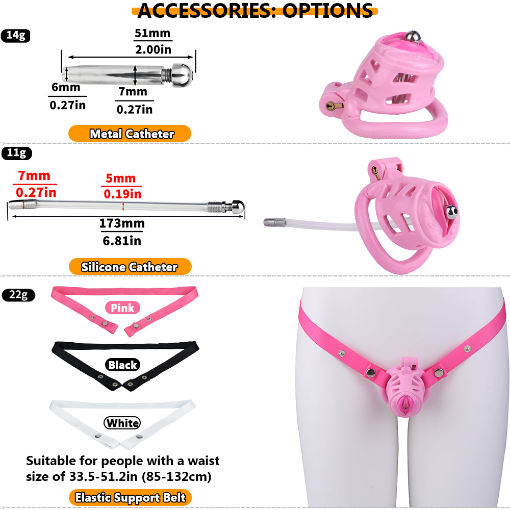 Sissy Feminization Chastity Cage
