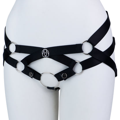 Elastic T-Back Chastity Harness | PU12