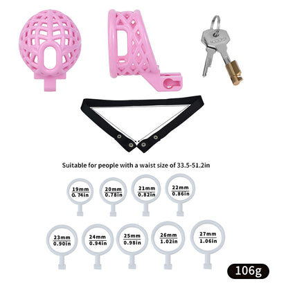 ABS Resin Shaft-Only Chastity Cage | F340A