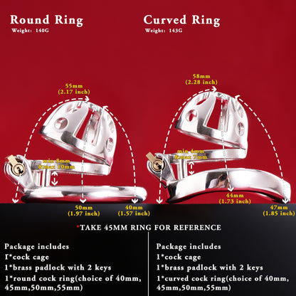 Male Chastity Cage, F3032 - FRRK