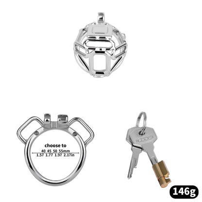 Topology Square Chastity Cage - Medium Size | F318A
