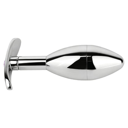 Hollow Metal Butt Plug with Hidden Key Storage | F344A