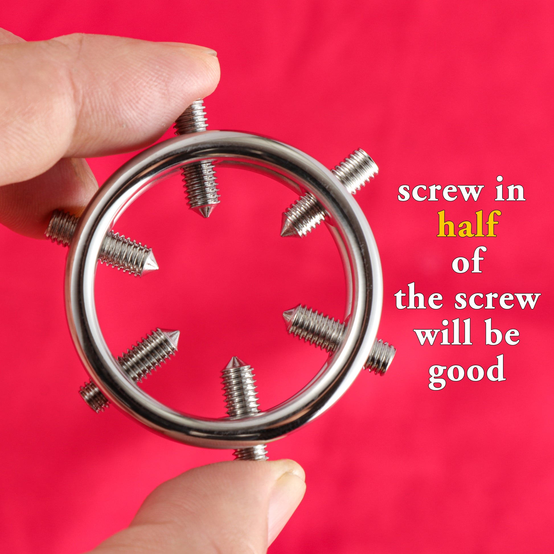 Stainless Steel Penis Cock Ring, F3105 - FRRK