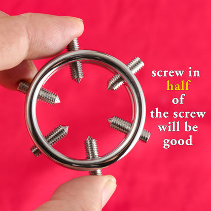 Stainless Steel Penis Cock Ring, F3105 - FRRK