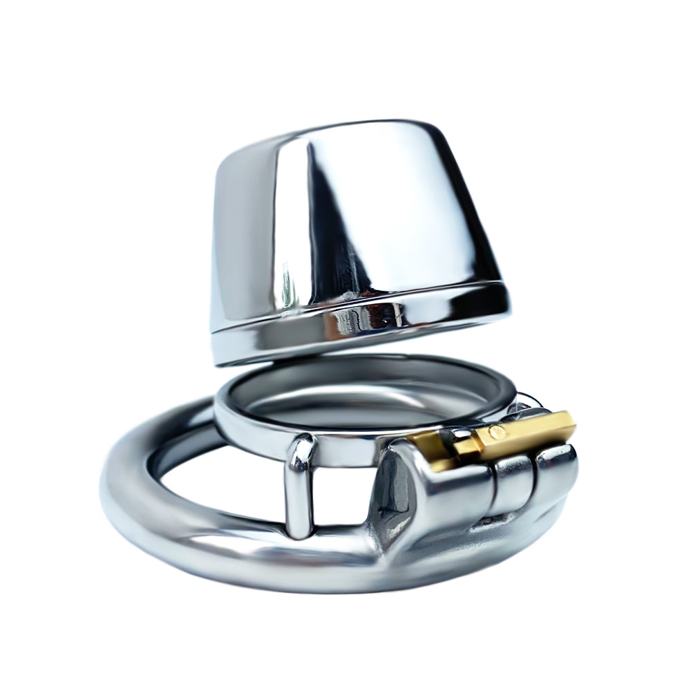 Male Lid Shower Belt Full Close Chastity Cage, F3081 - FRRK