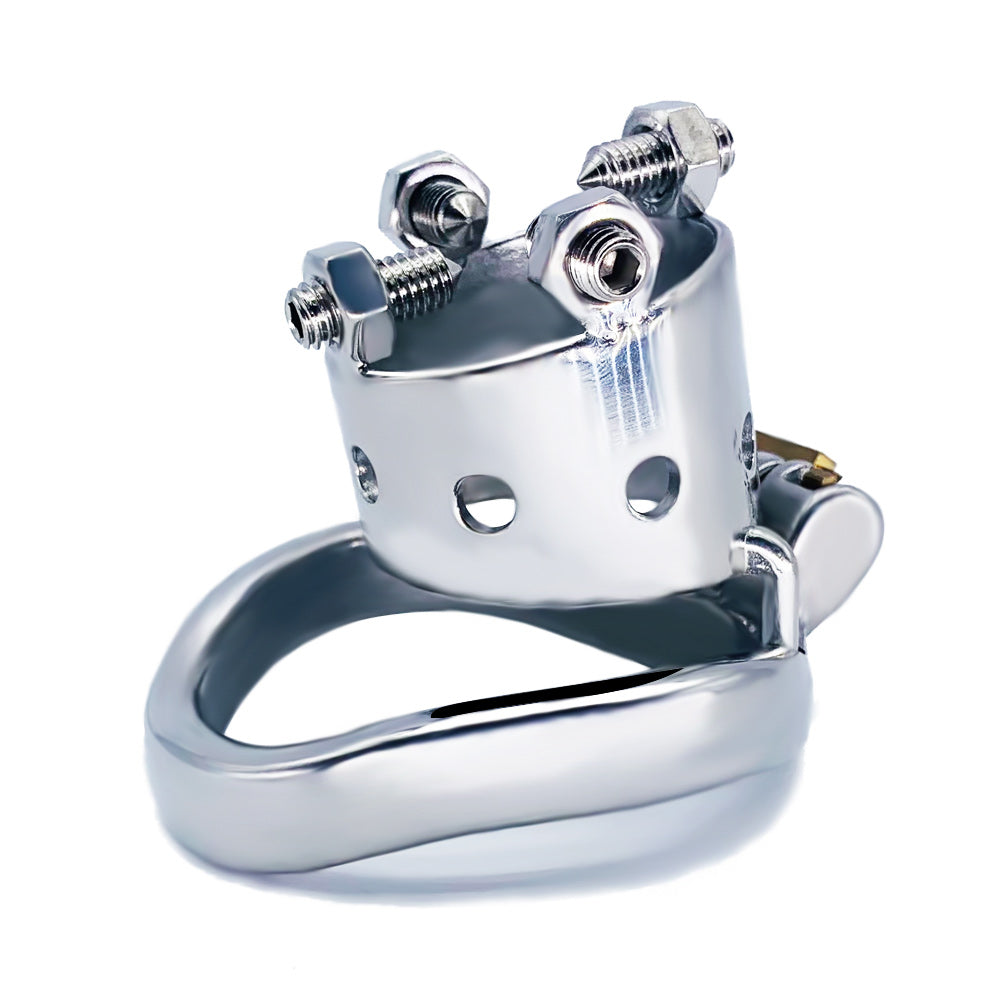 Open Head Male Chastity Cage with Removable Spikes, F3029 - FRRK