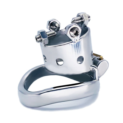 Open Head Male Chastity Cage with Removable Spikes, F3029 - FRRK