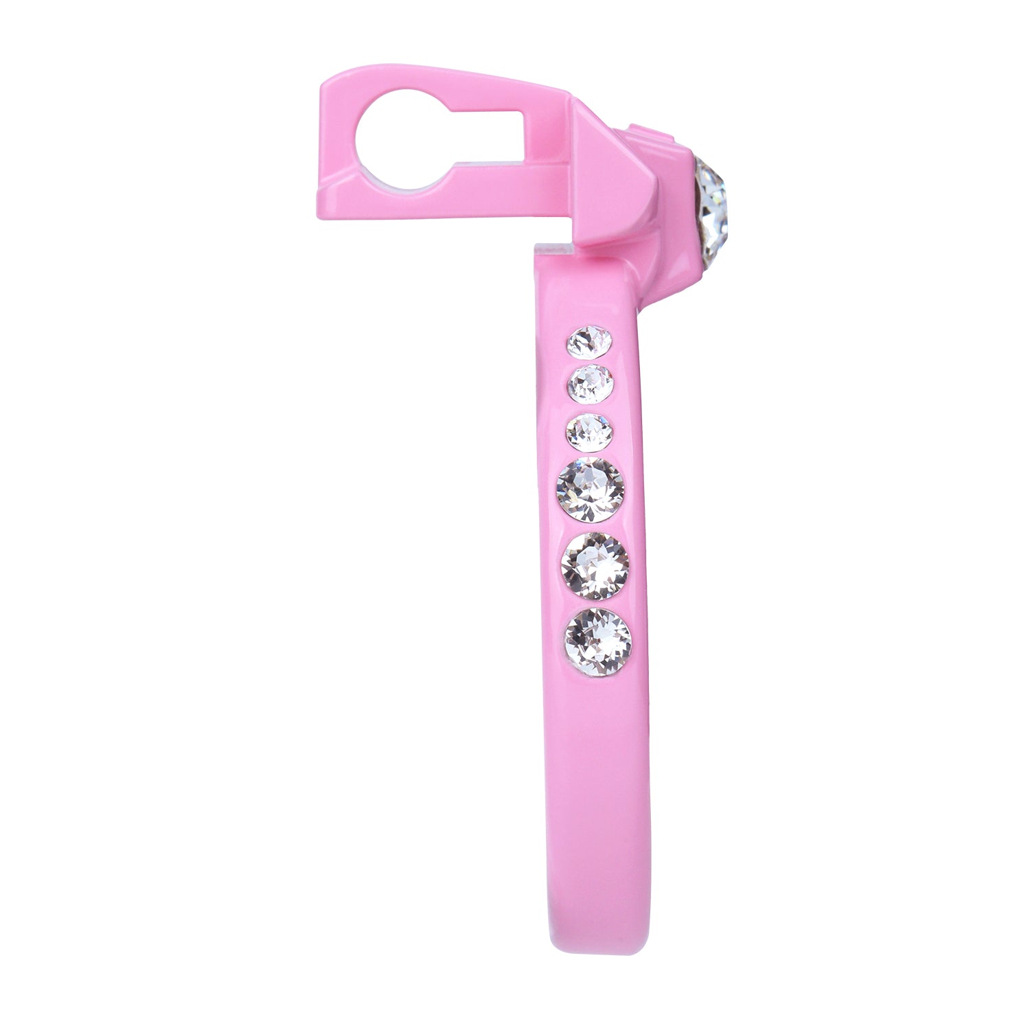 Succubus Rhinestone Dual Cock Ring Chastity Cage | AS211