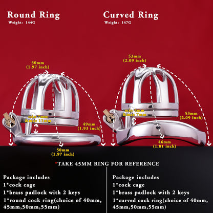Male Chastity Cage, F3073 - FRRK