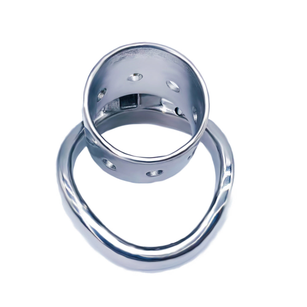 Split-Front Opening Male Chastity Cage, F3098 - FRRK