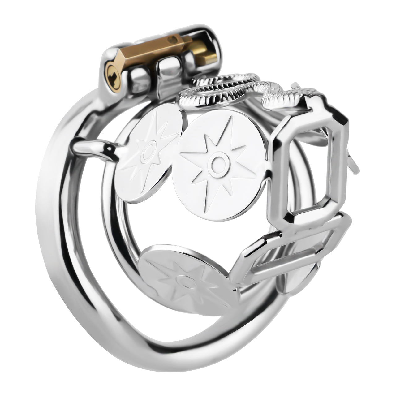 Solar Serpent Coiled Chastity Cage | F316A