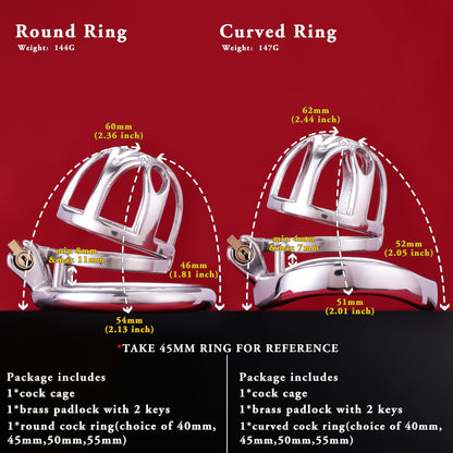 Male Chastity Cage, F3074 - FRRK