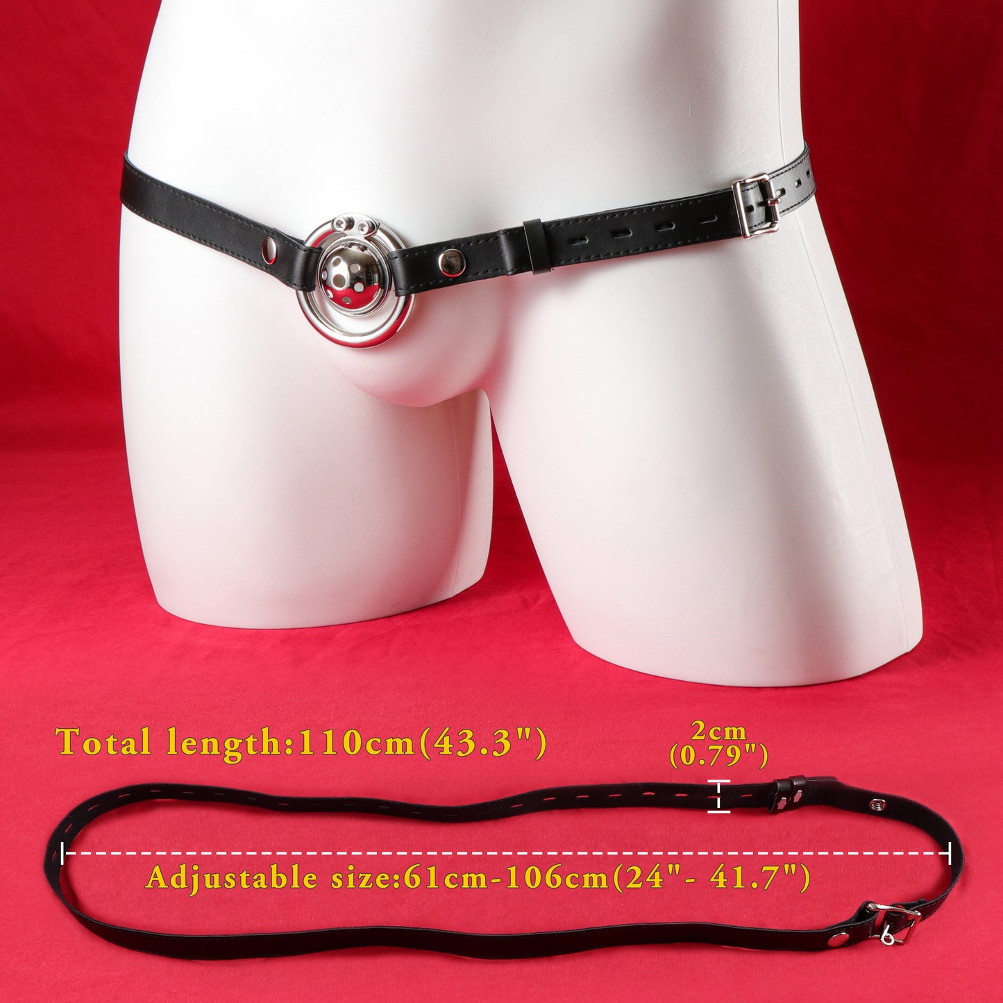 Hemisphere Male Mini Chastity Cage with Honeycomb Hole, F3174 - FRRK
