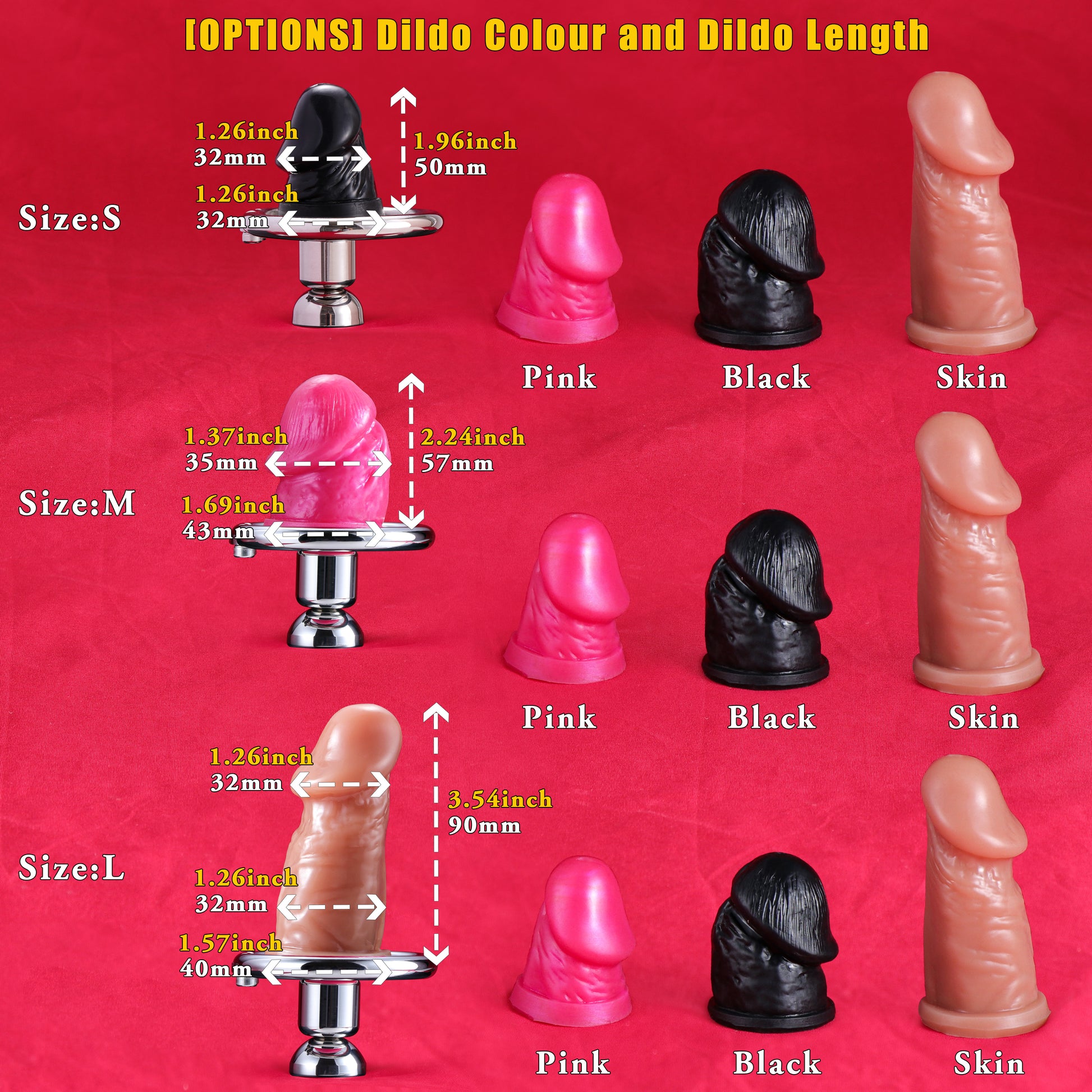 Flat Inverted Chastity Cage With Dildo, F3403 - FRRK