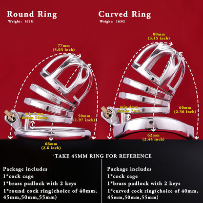Male Chastity Cage, F3076 - FRRK
