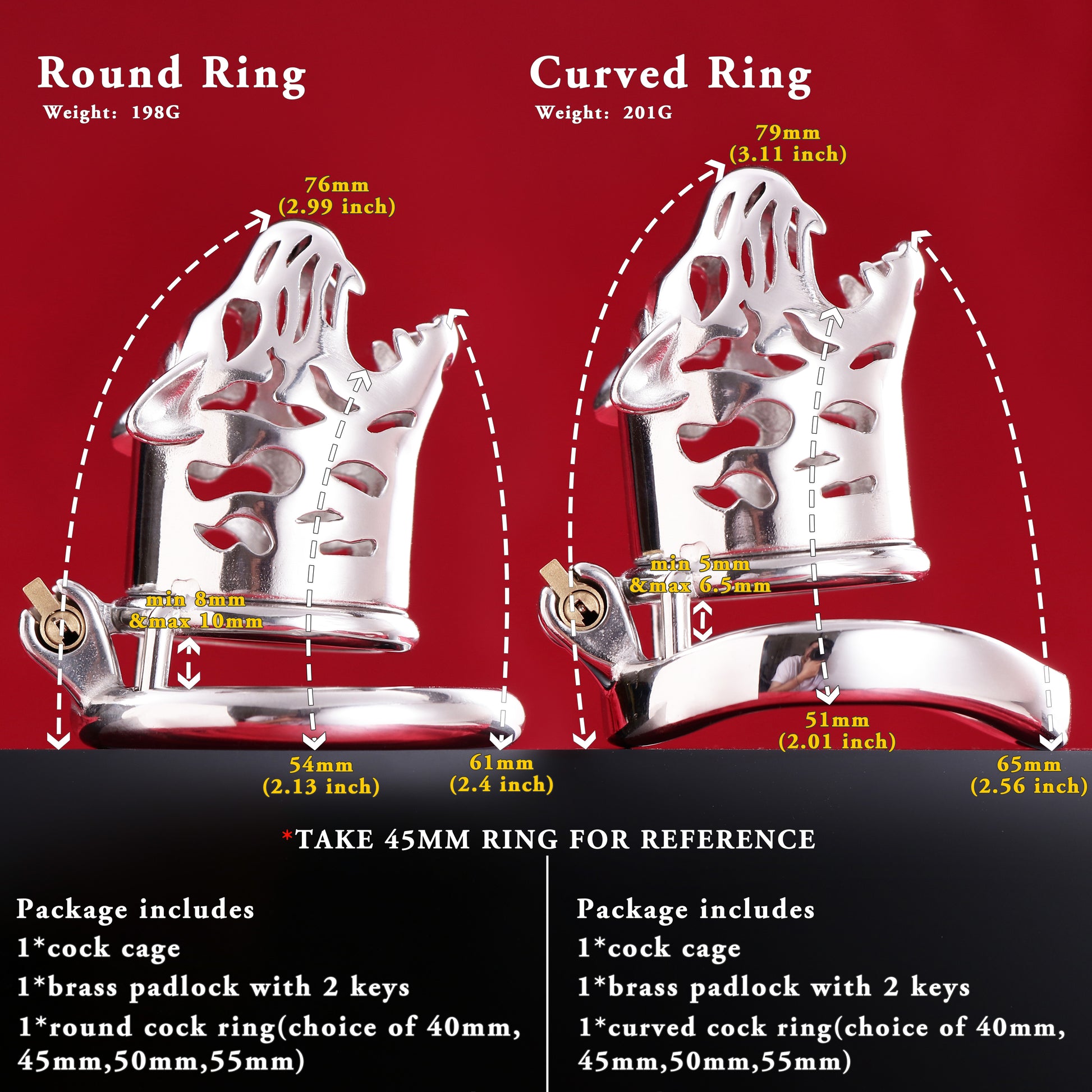 Standard Leopard Chastity Cage, F3037 - FRRK