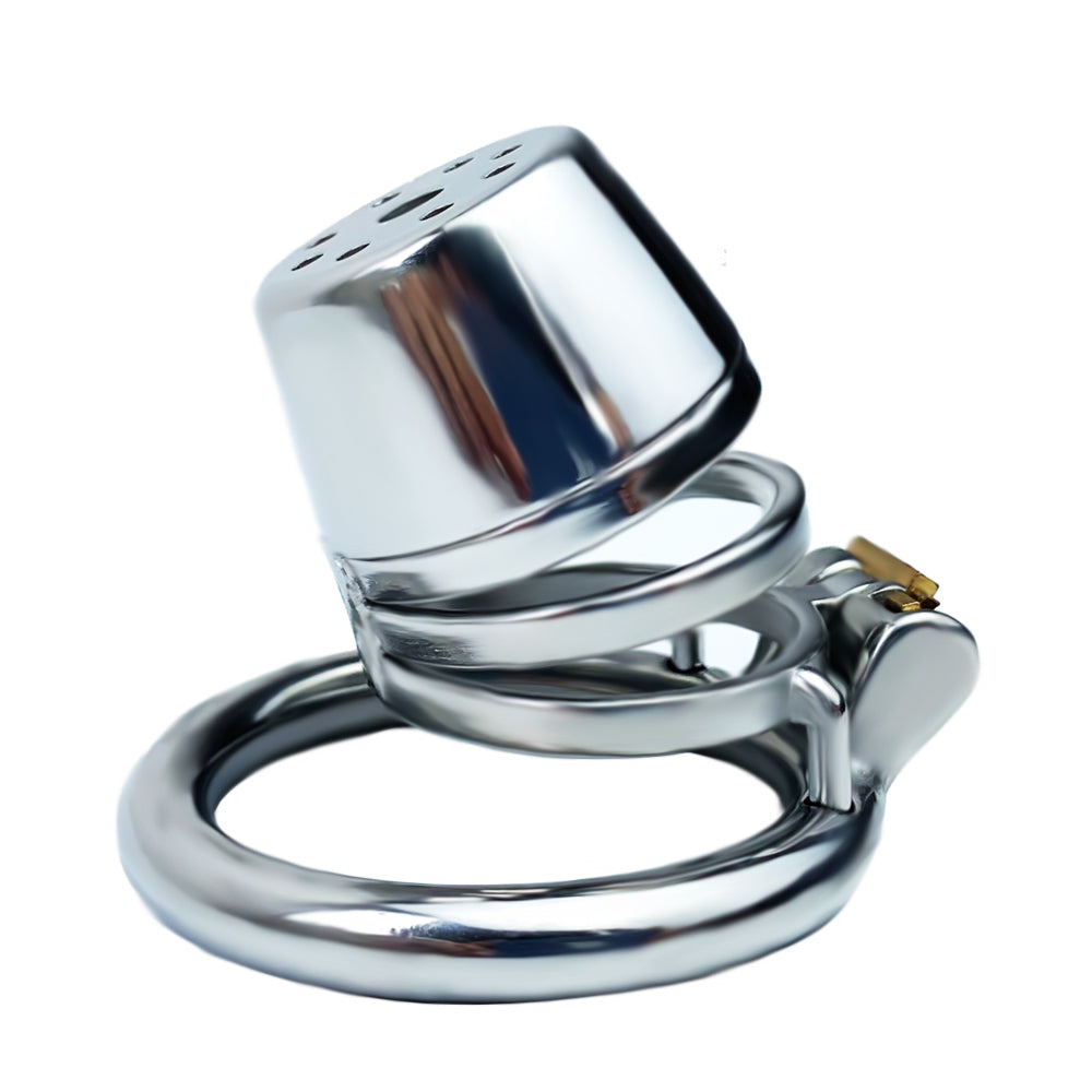 Male Lid Shower Belt Full Close Chastity Cage, F3082 - FRRK