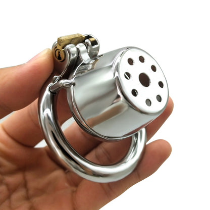 Male Lid Shower Belt Full Close Chastity Cage, F3080 - FRRK