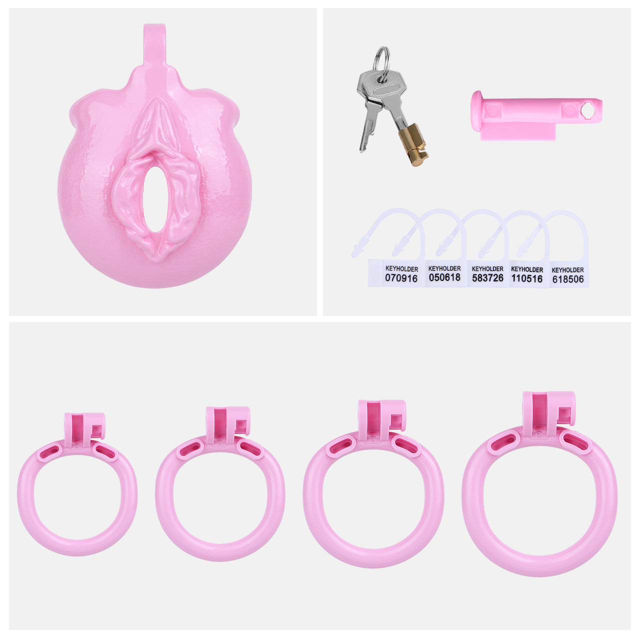 Sissy Feminization Chastity Cage | AS033