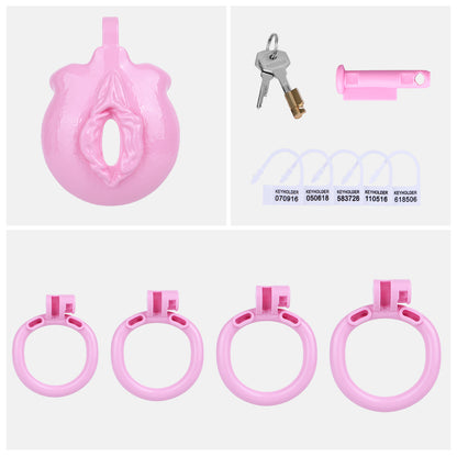 Sissy Feminization Chastity Cage | AS033