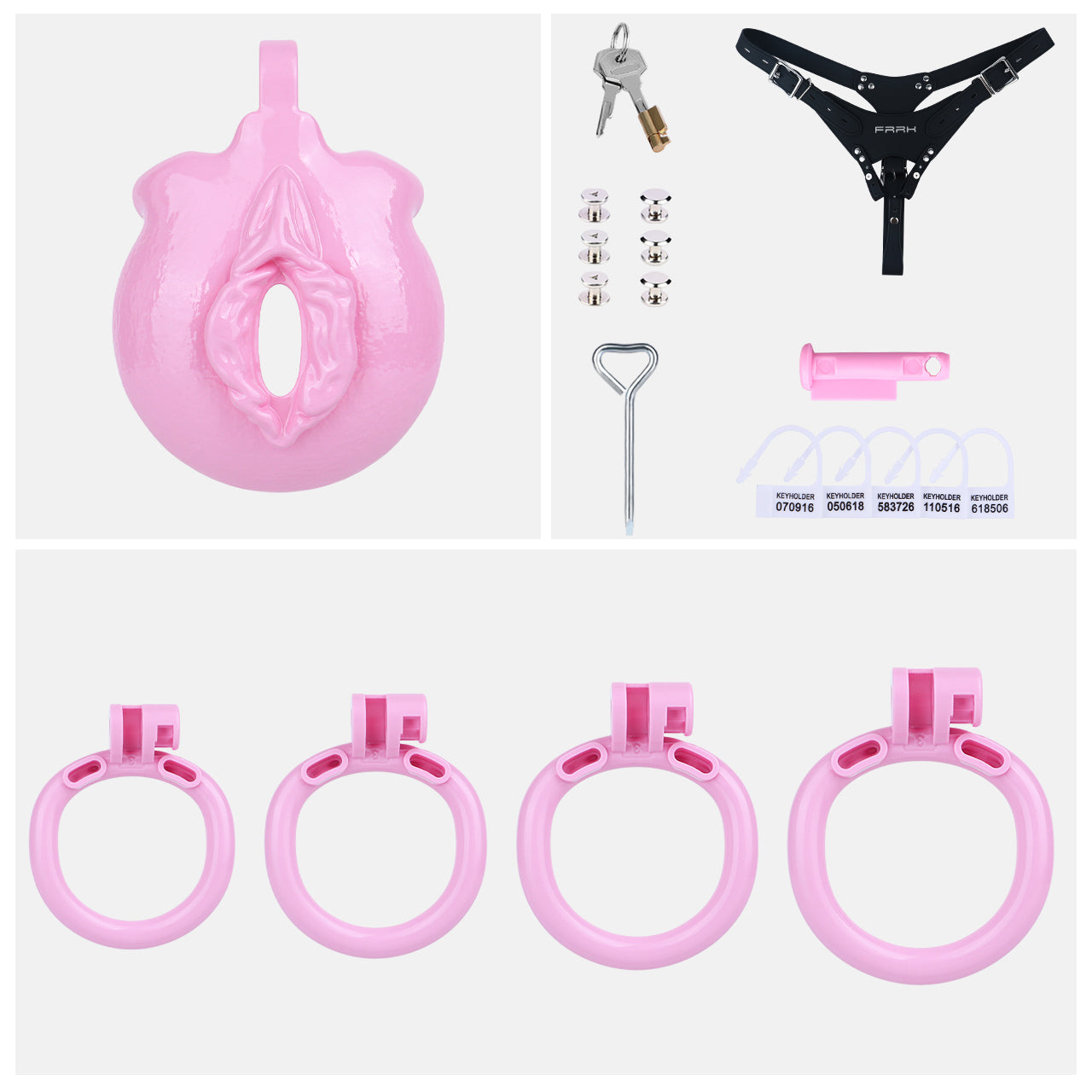 Sissy Feminization Chastity Cage | AS033