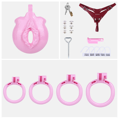 Sissy Feminization Chastity Cage | AS033