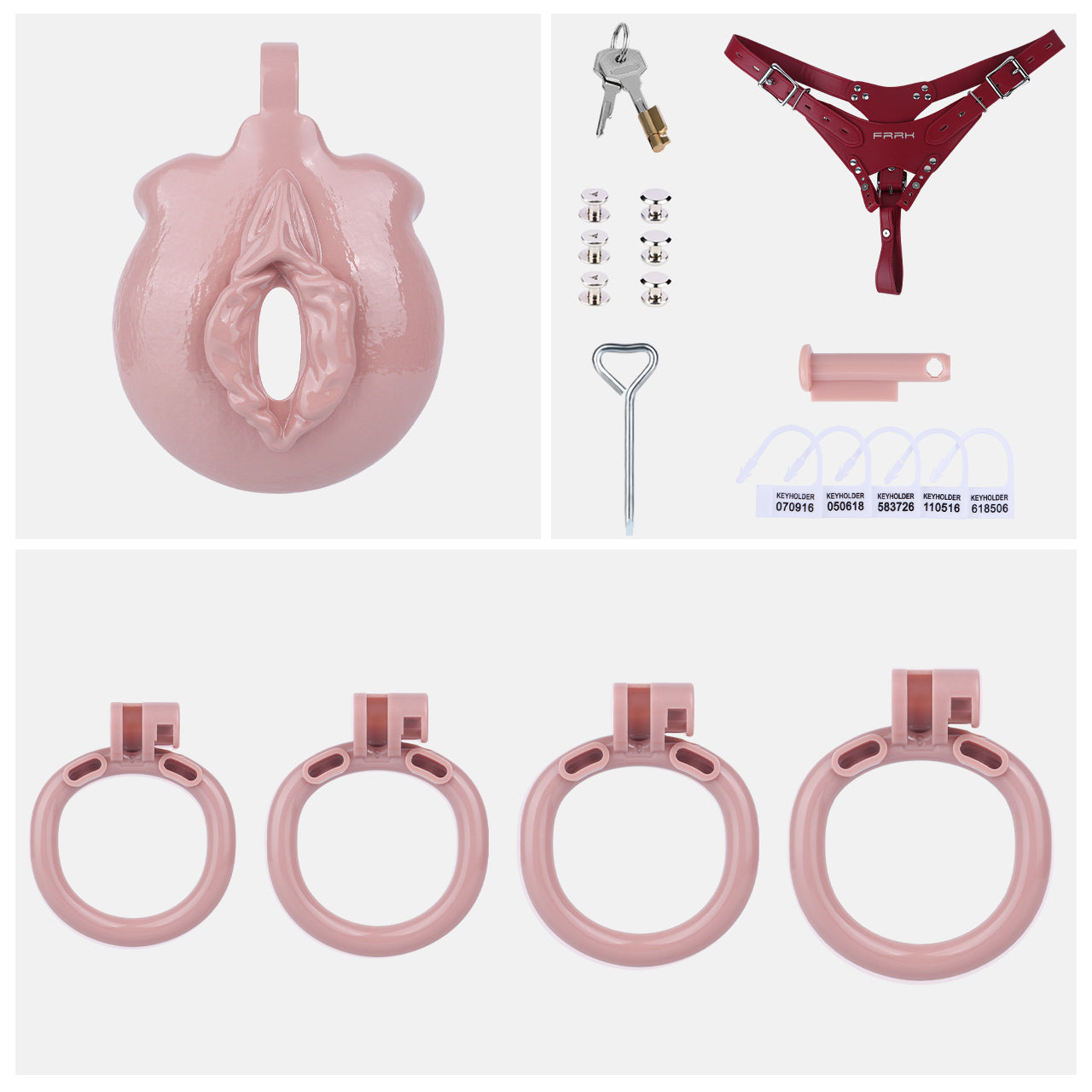 Sissy Feminization Chastity Cage | AS033