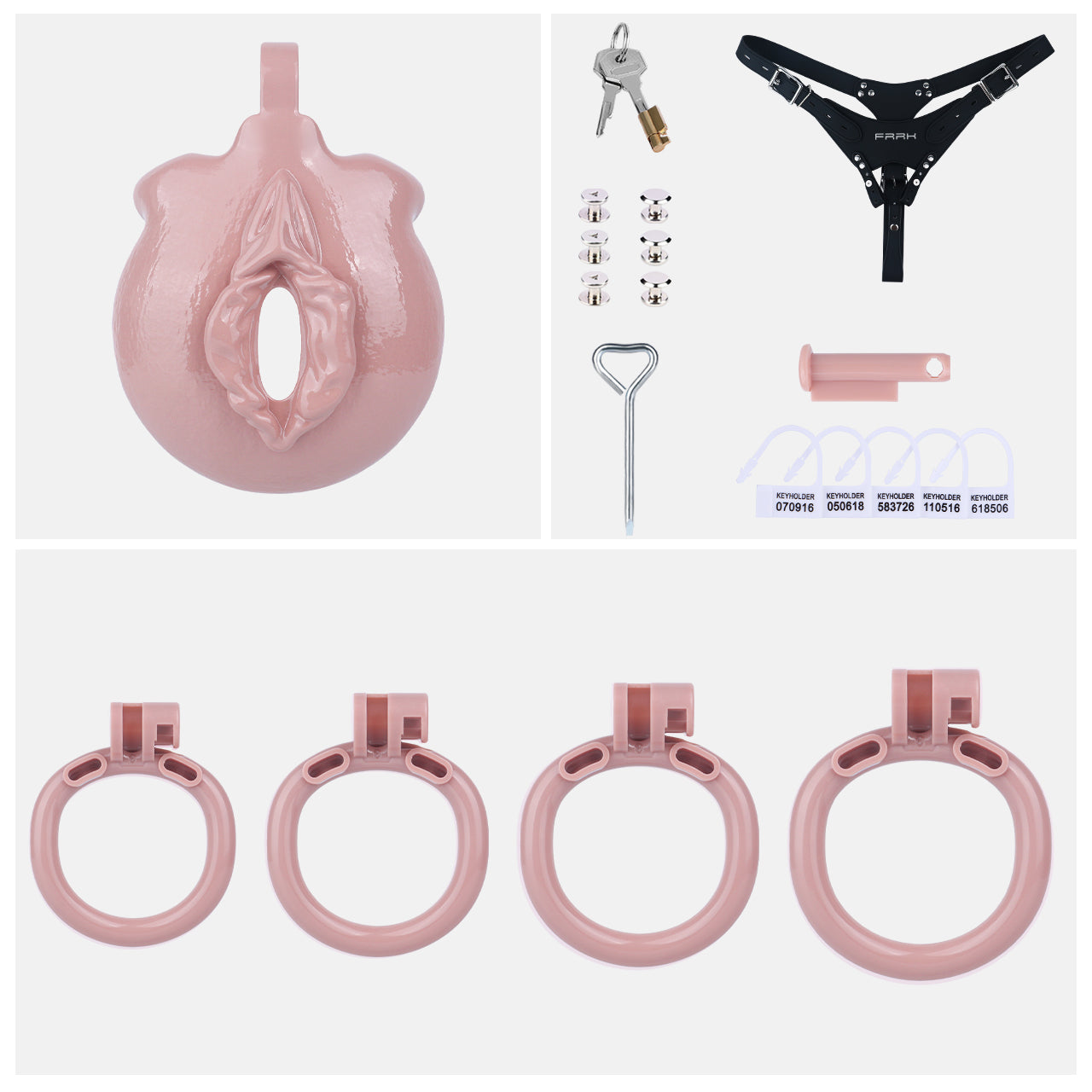 Sissy Feminization Chastity Cage | AS033