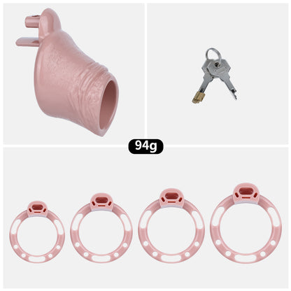ABS Resin Realistic Penis Cage – Open Head Type