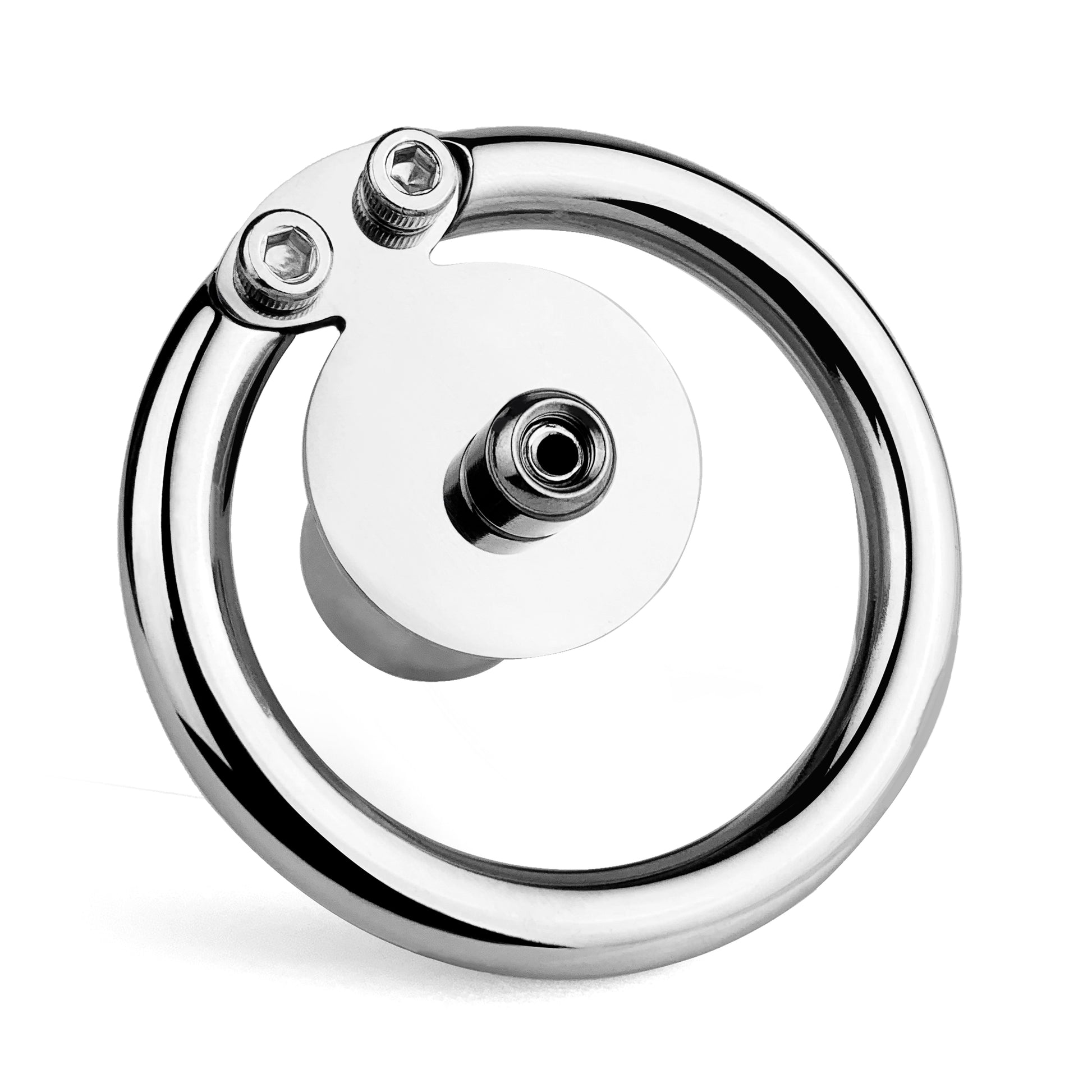Large Flat Plate Inverted Chastity Cage With Pussy, F3405 - FRRK