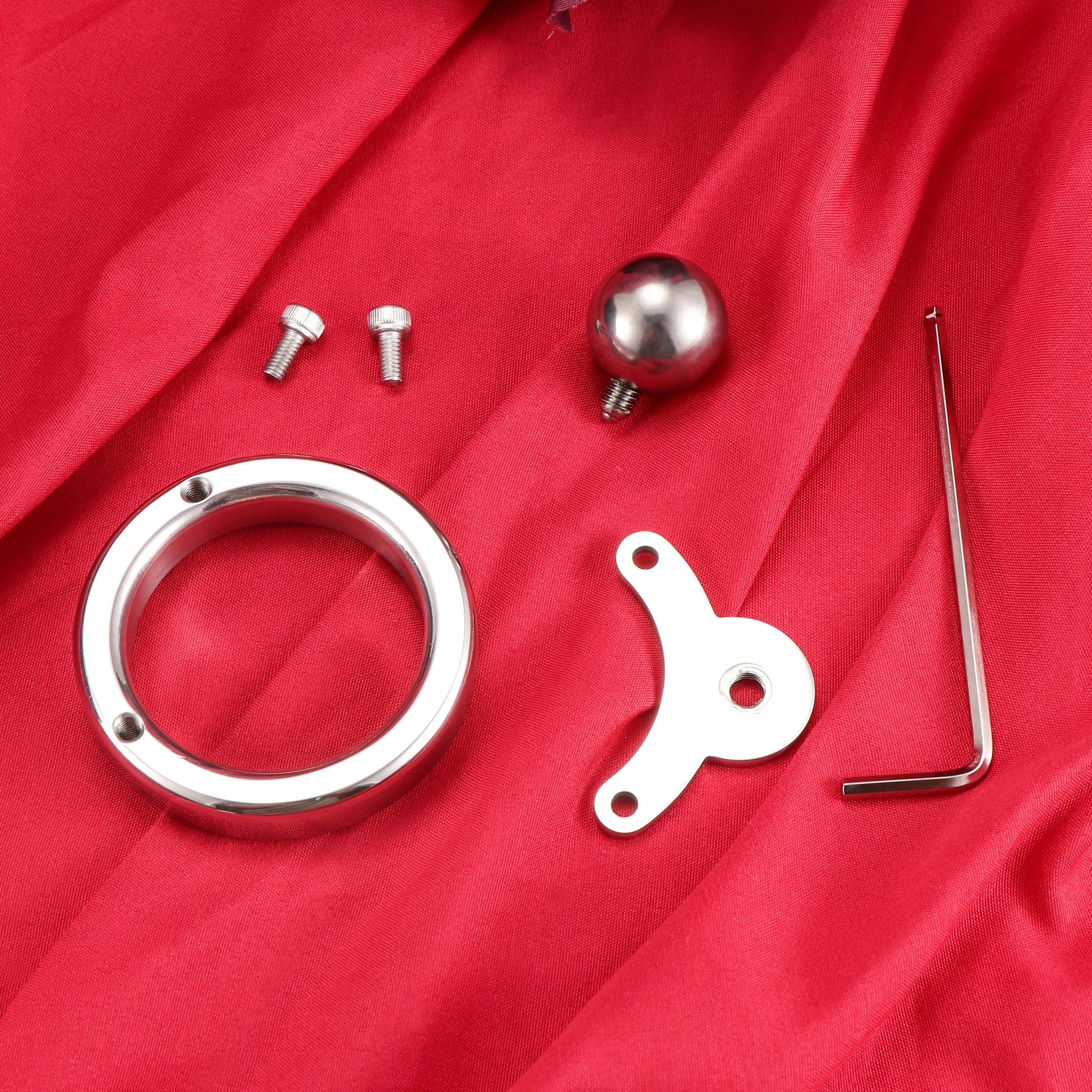 Inverted Negative Ball Flat Chastity Cage, F3164 - FRRK