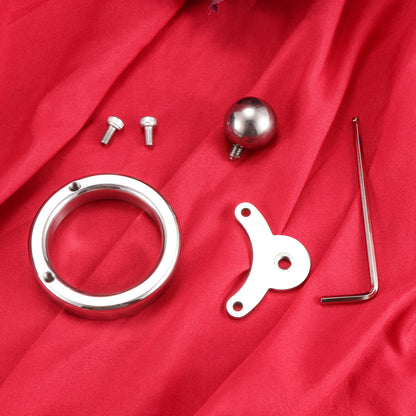 Inverted Negative Ball Flat Chastity Cage, F3164 - FRRK