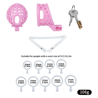 ABS Resin Shaft-Only Chastity Cage | F340A
