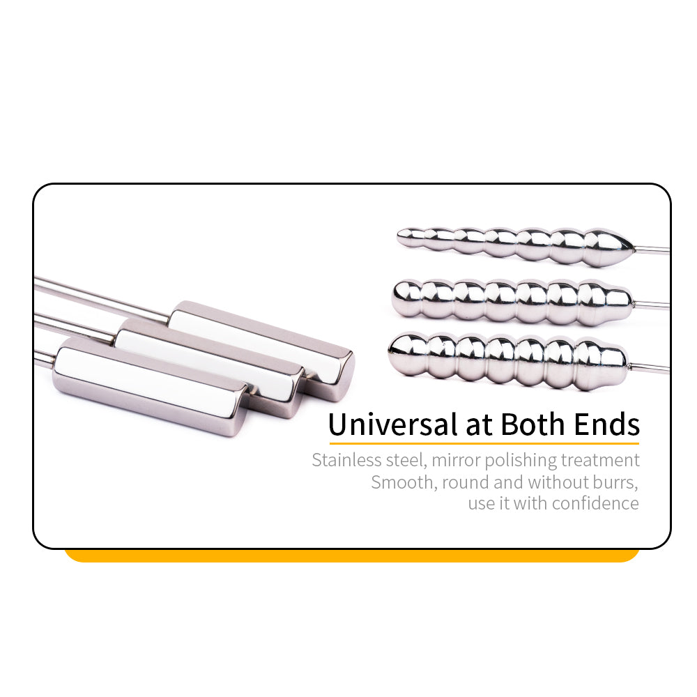 Multiple Layers Ripple Spheres Urethral Sounding Rod | F3180 - FRRK